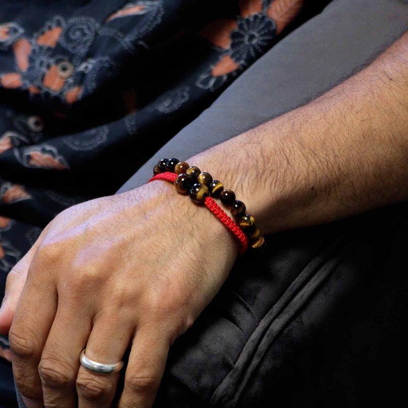 Bracelets de pierres double pouvoir - Oeil de tigre