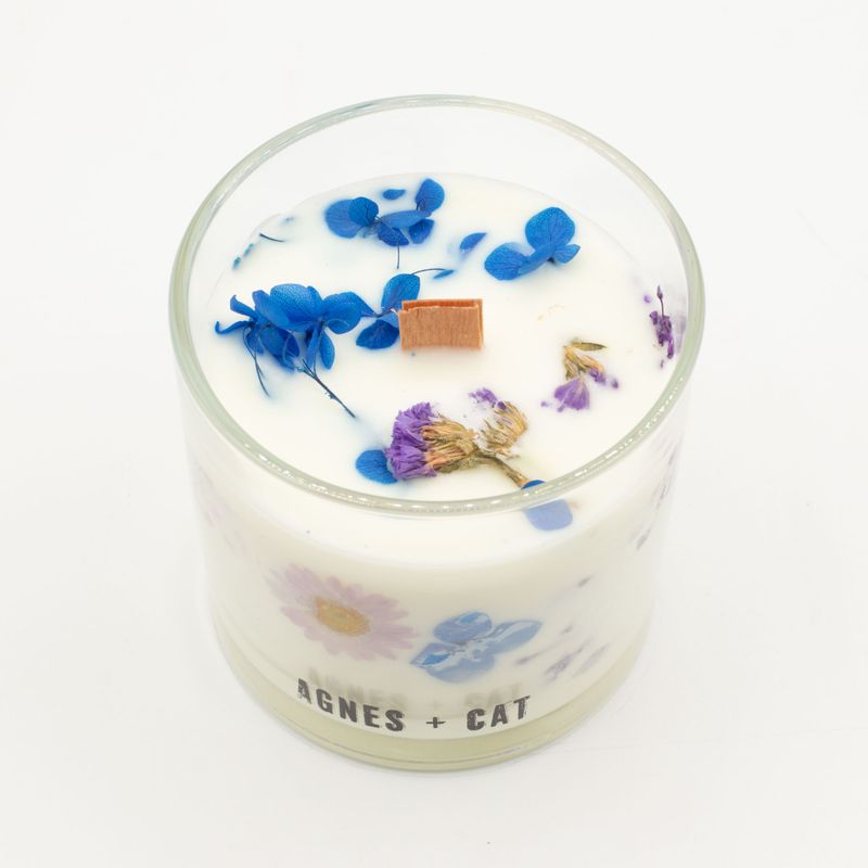 Agnes + Cat Extra Large  Crackle Soy Candle - Moorland