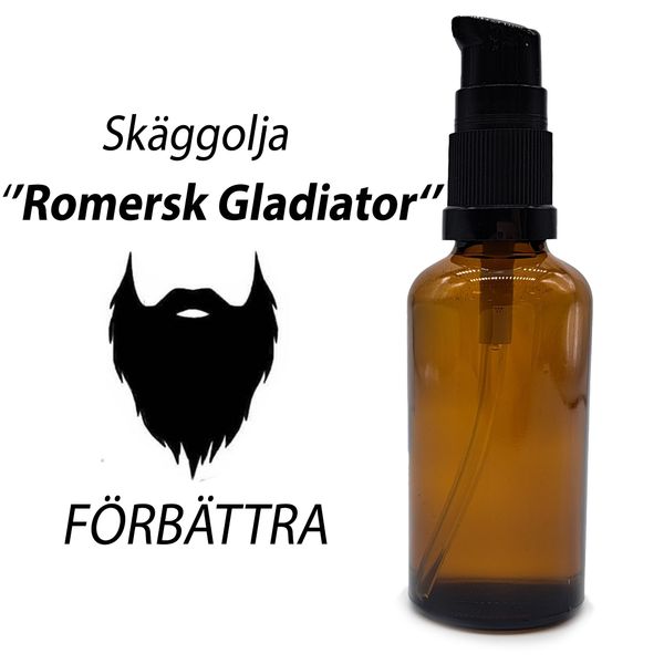 50ml Skäggoljor - Romersk Gladiator - Utan Etikett