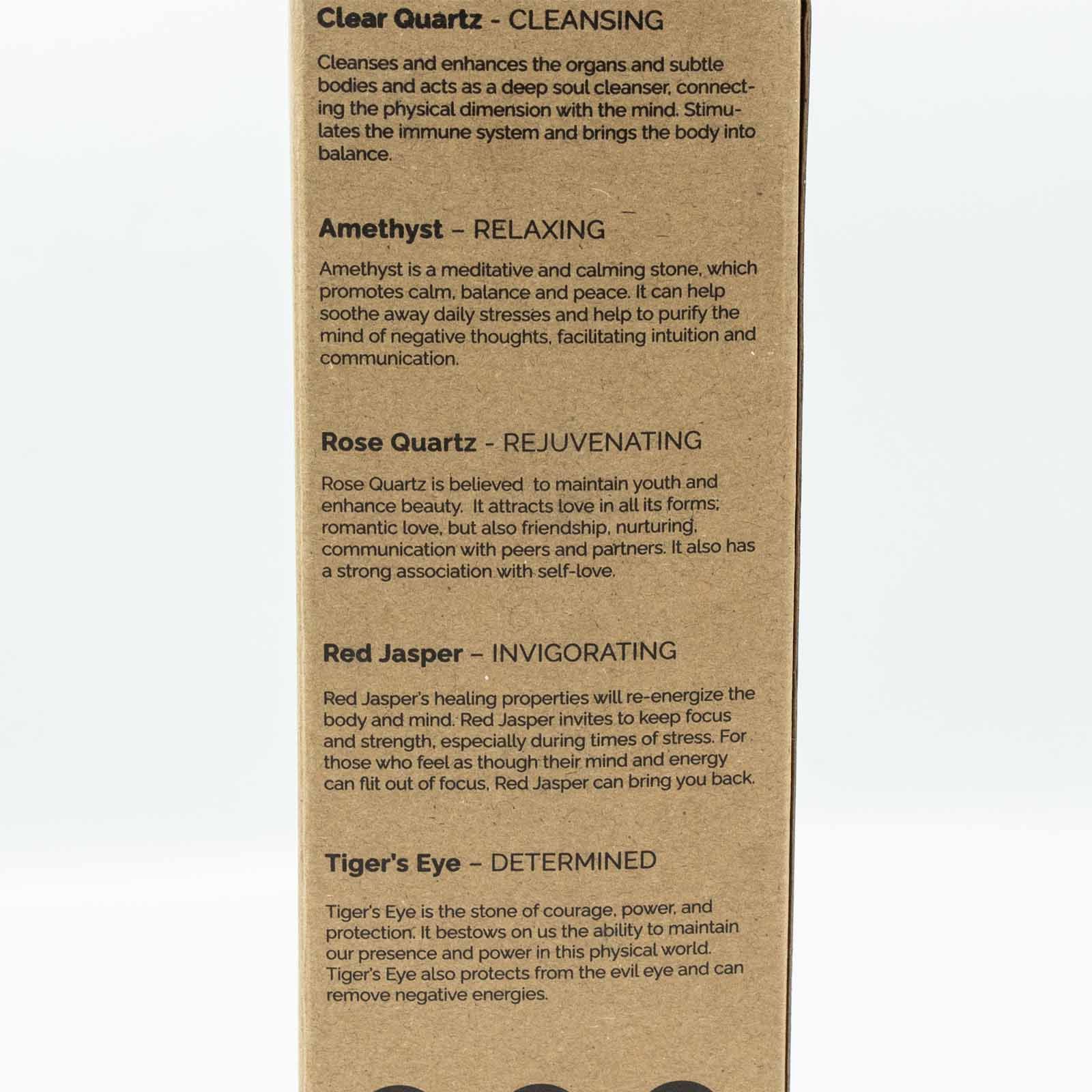 Начален комплект за стъклена бутилка за вода, обогатена с кристали