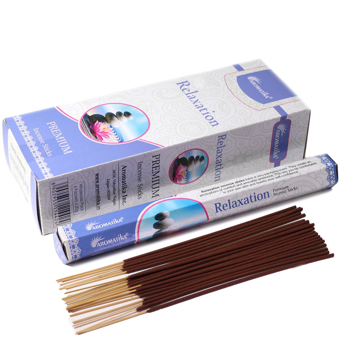 Incenso Hexagonal sem Carvão Aromatika - Relaxamento