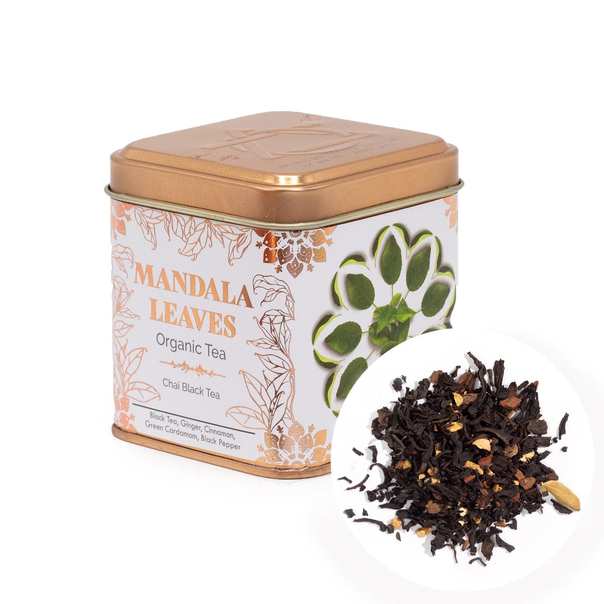 50 g de chá preto chai orgânico
