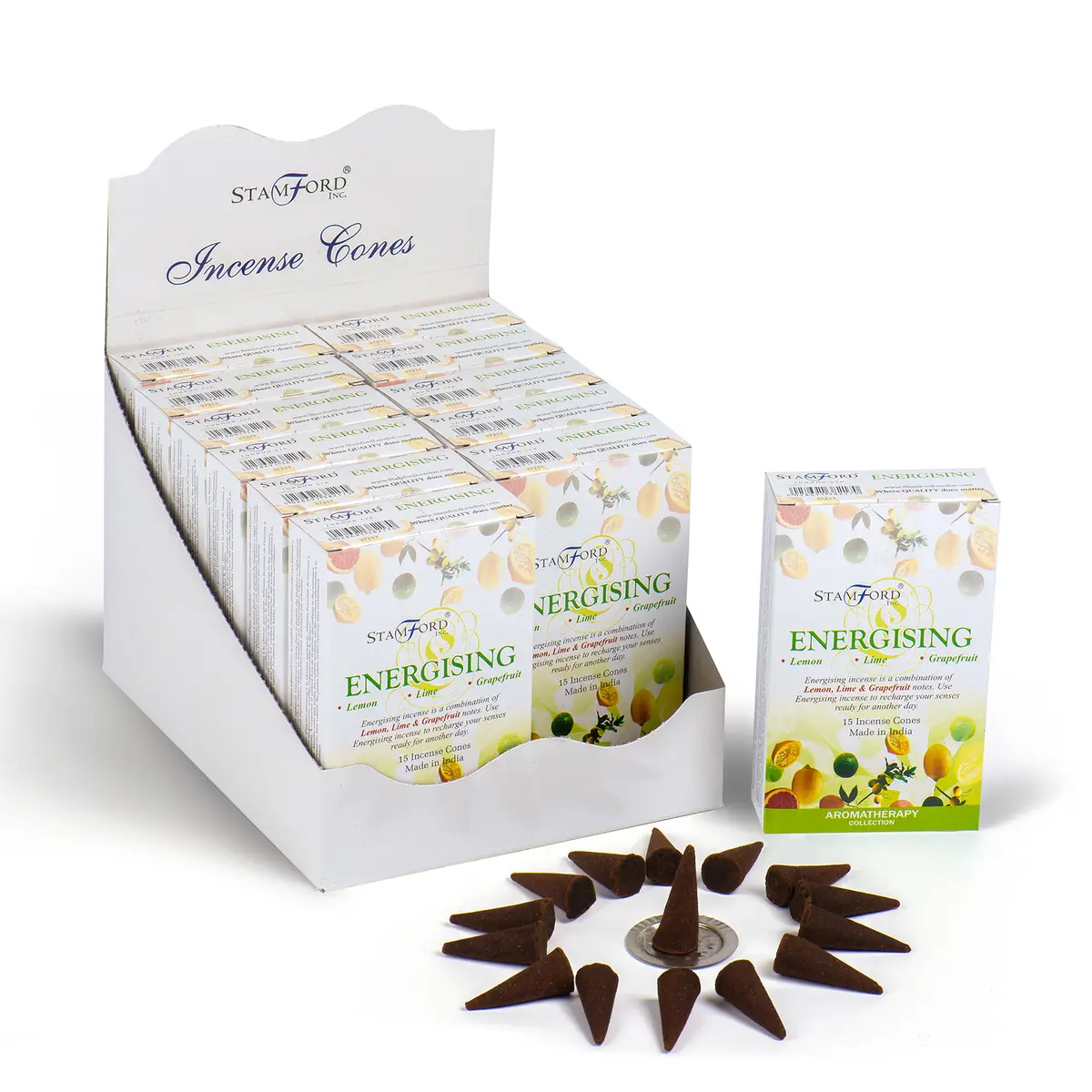 Energising Incense Cones — Incense · GlowDuty apothecary