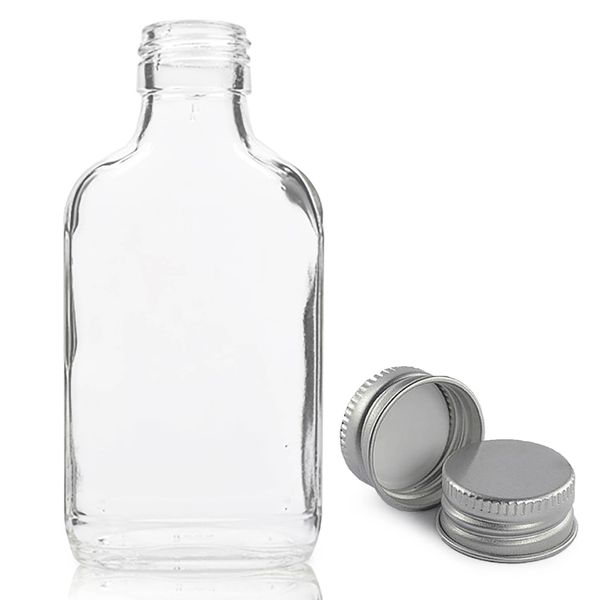 500ml Sticlă Transparentă cu Capac din Aluminiu