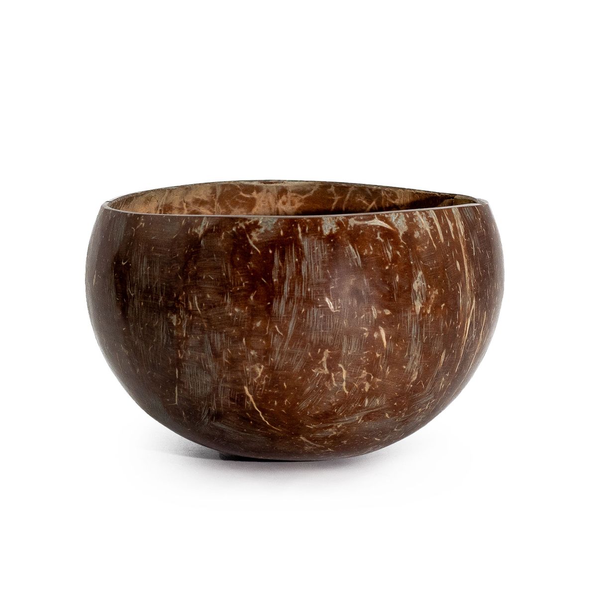Tigelas de coco natural para uso artesanal