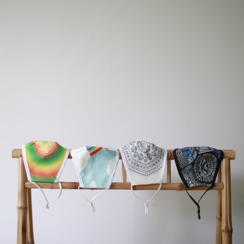 Masques Personnalisés en Tissu Adulte - Chouette Mystique