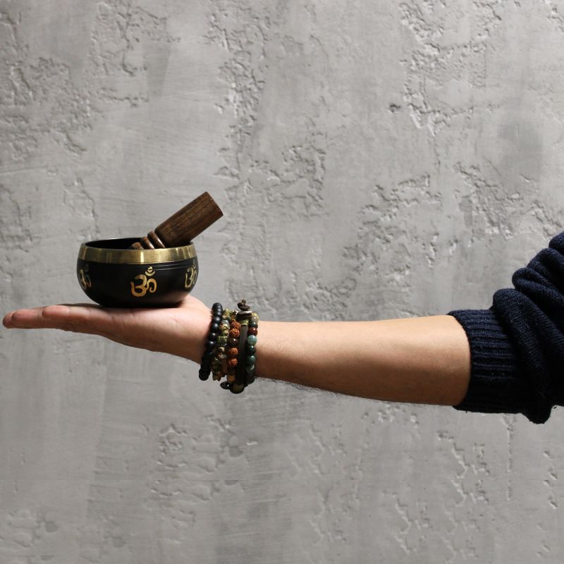 Ensemble de Bols Chantants Yoga Om