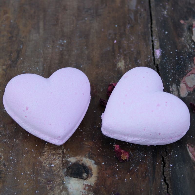 Bombe de Bain en Coeur70g - Chewing-gum