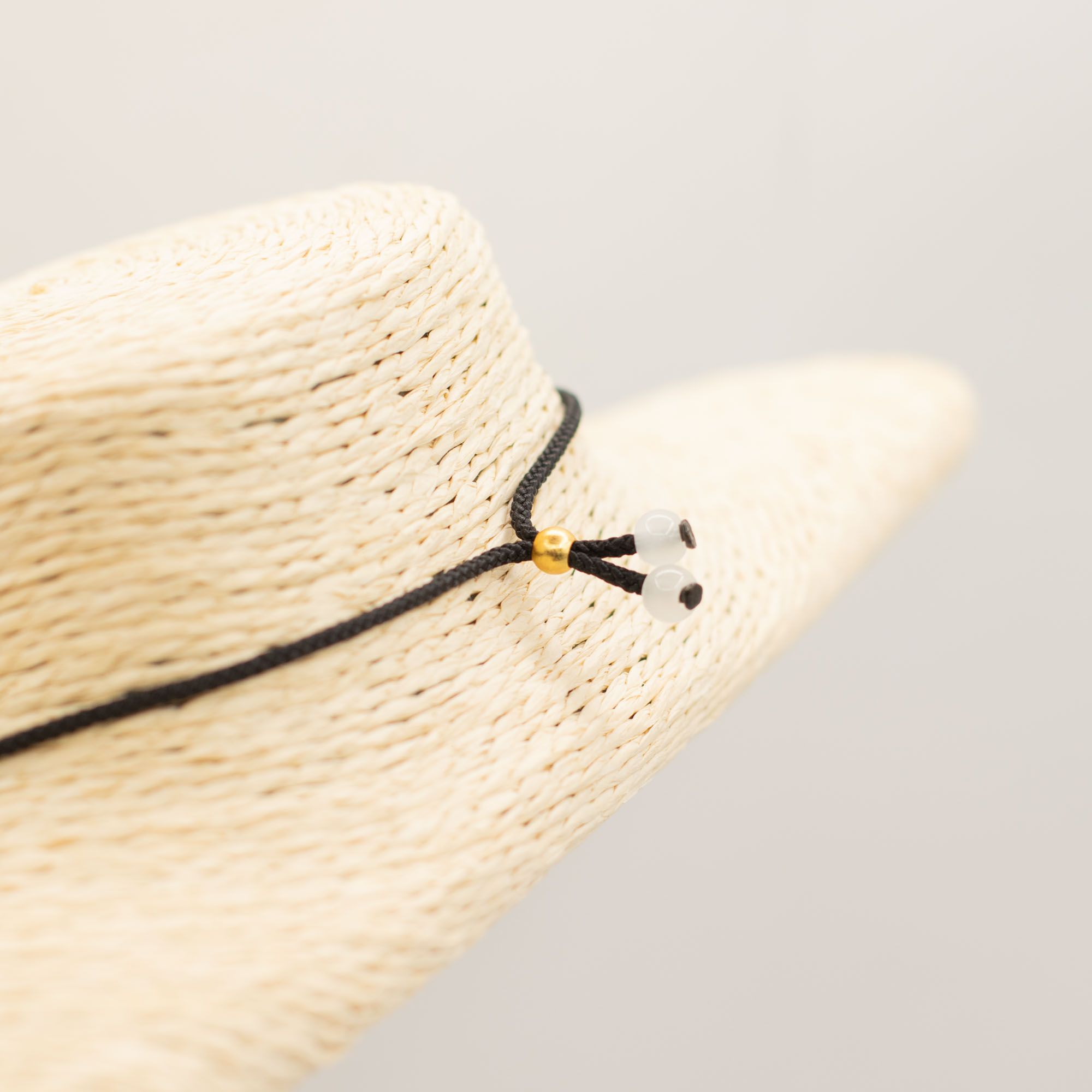 Cord Necklace Gemstone Pendant - Howlite Teardrop