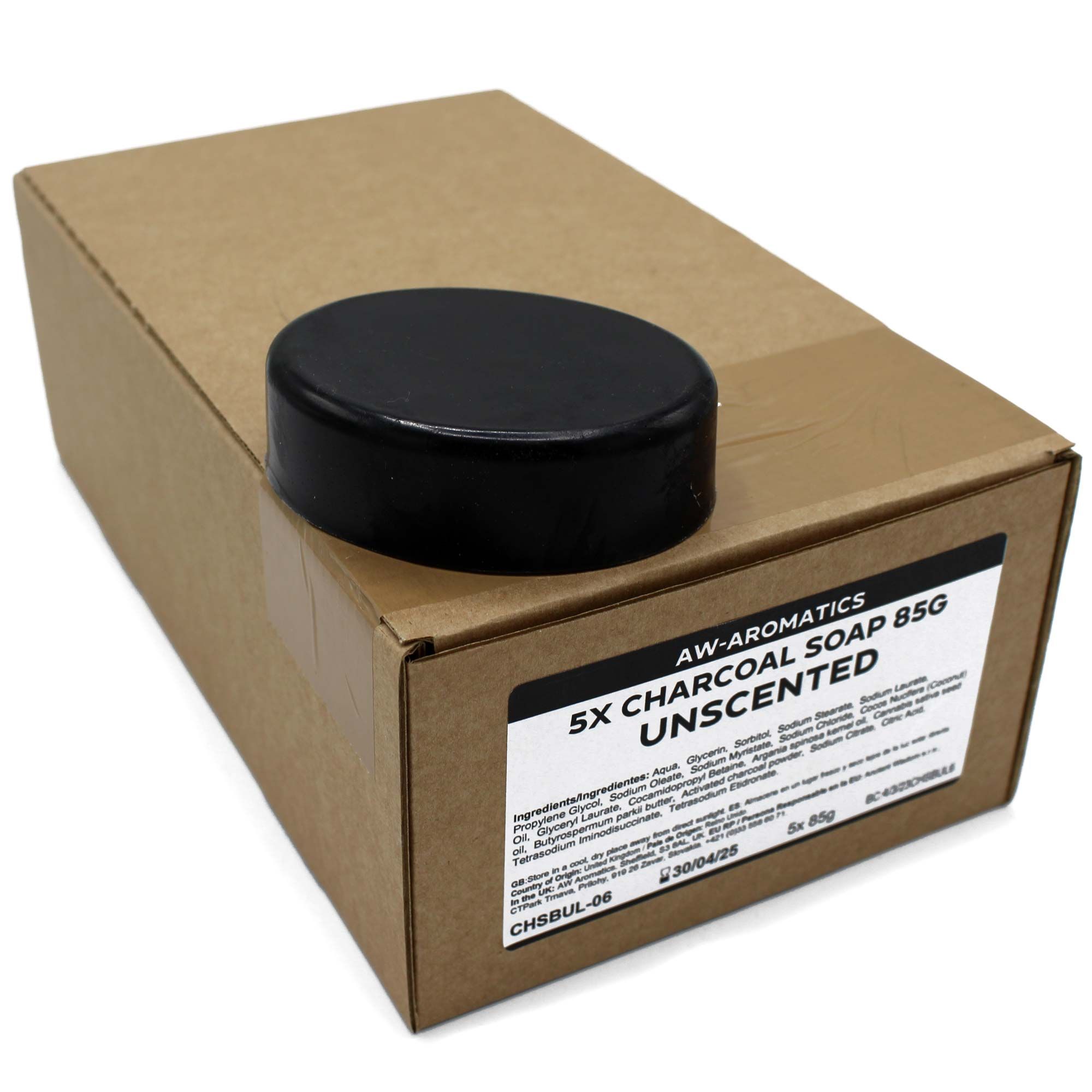 Sapun s Aktivnim Ugljenom 85g - Neparfimiran - Bez Etikete