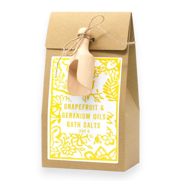Pack of  500g Bath Salt - Grapefruit & Geranium