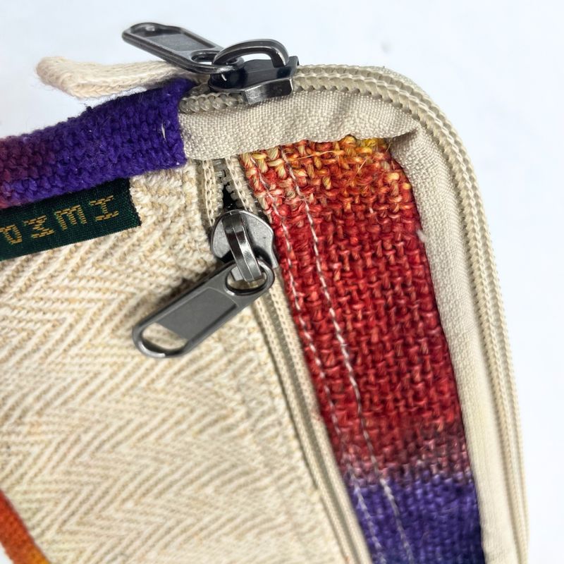 Pochette Carrée en Chanvre Tie Dye