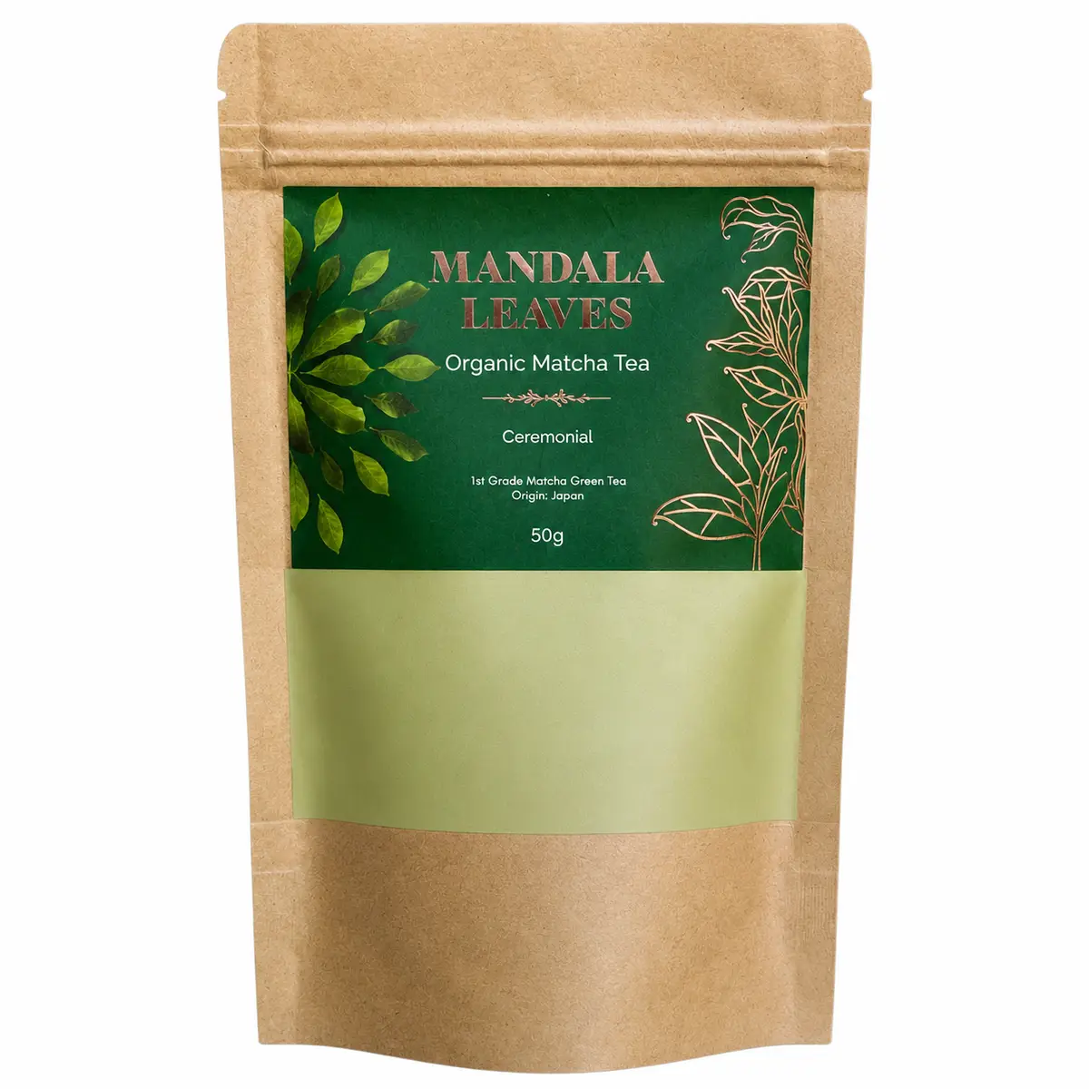 50g Organic Ceremonial Matcha Tea -1st Grade — Tea · GlowDuty apothecary