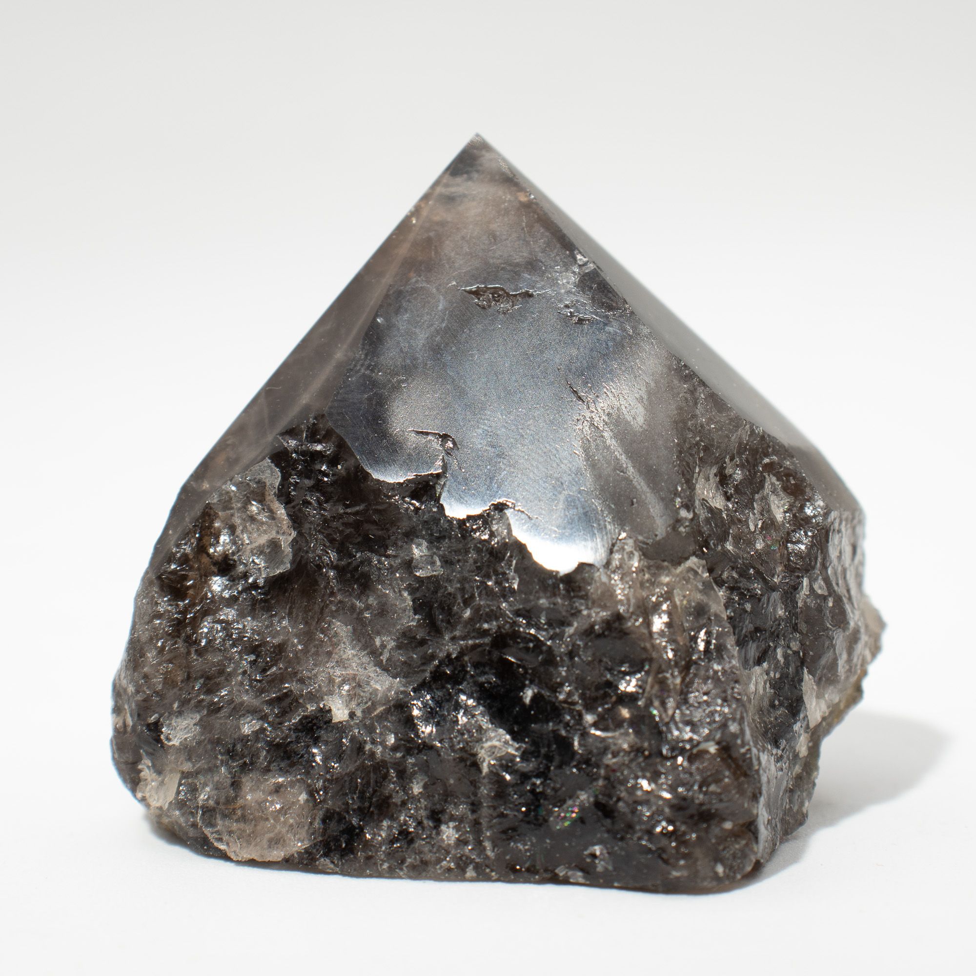 Pontas de Pedras Naturais (0,7kg) - Quartzo Fumado (aprox. 5-6 peças)