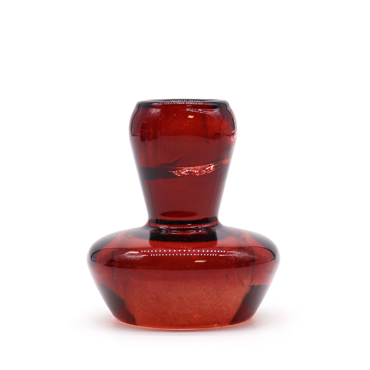 Castiçal reversível com desenho de cogumelo para jantar / vela de chá - Vermelho Vampiro