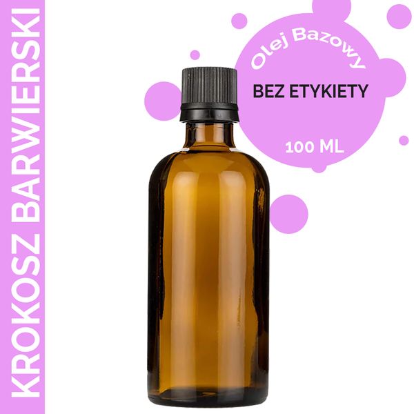 Olej Bazowy z Krokosza Barwierskiego 100 ml - BEZ ETYKIETY
