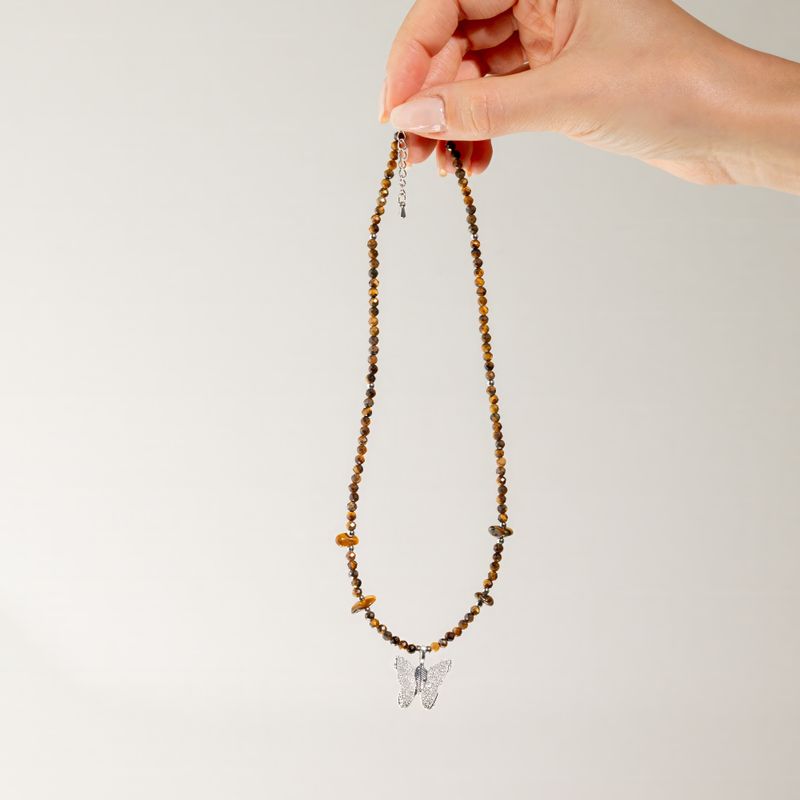 Nymph Spirit Gemstone Necklace Set - Sea Sunset