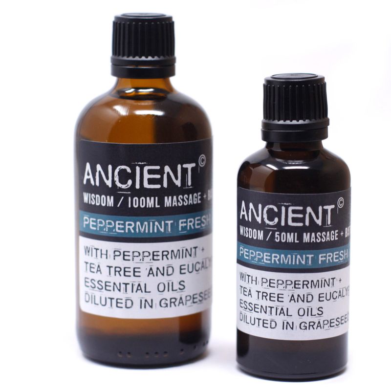 Huiles de bain et de massage - Fraicheur menthe poivrée 50 ml