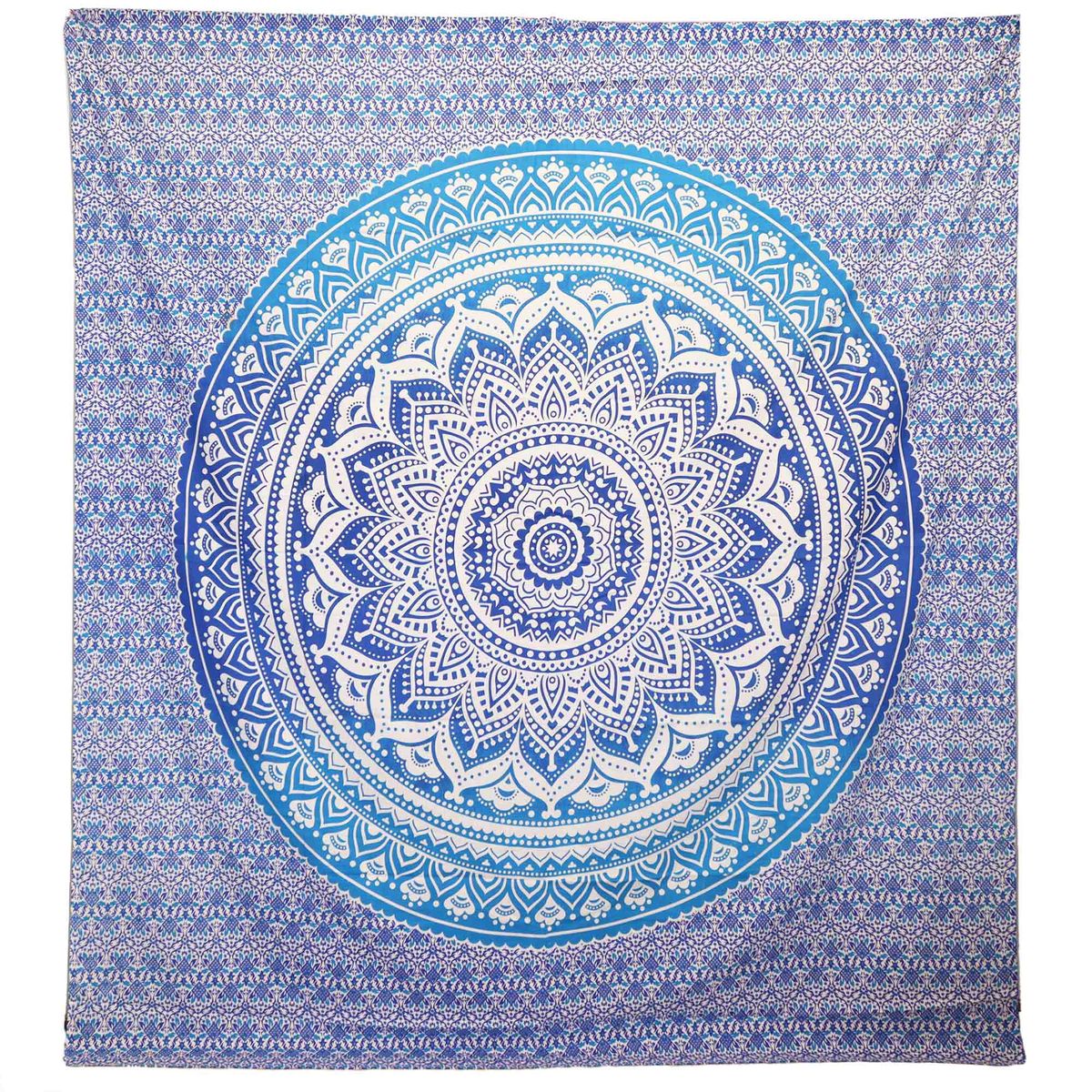 Tapete de Parede / Pareo - Mandala - Azul