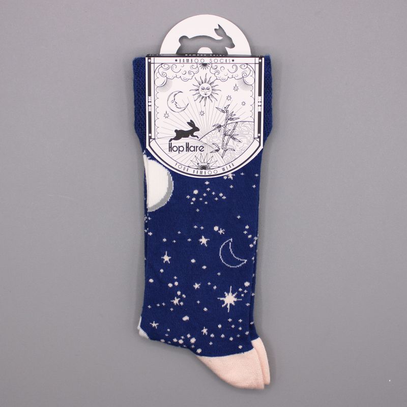 Hop Hare Bamboo Socks (36-41) - Moon Walk