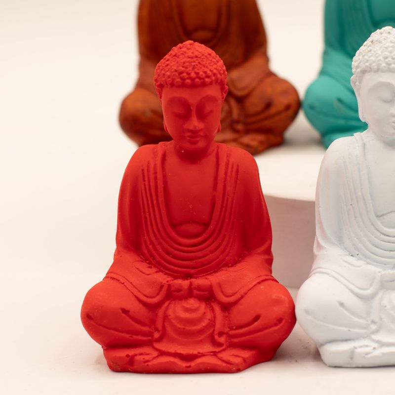Matt Mini Buddha (Assorted Colours)