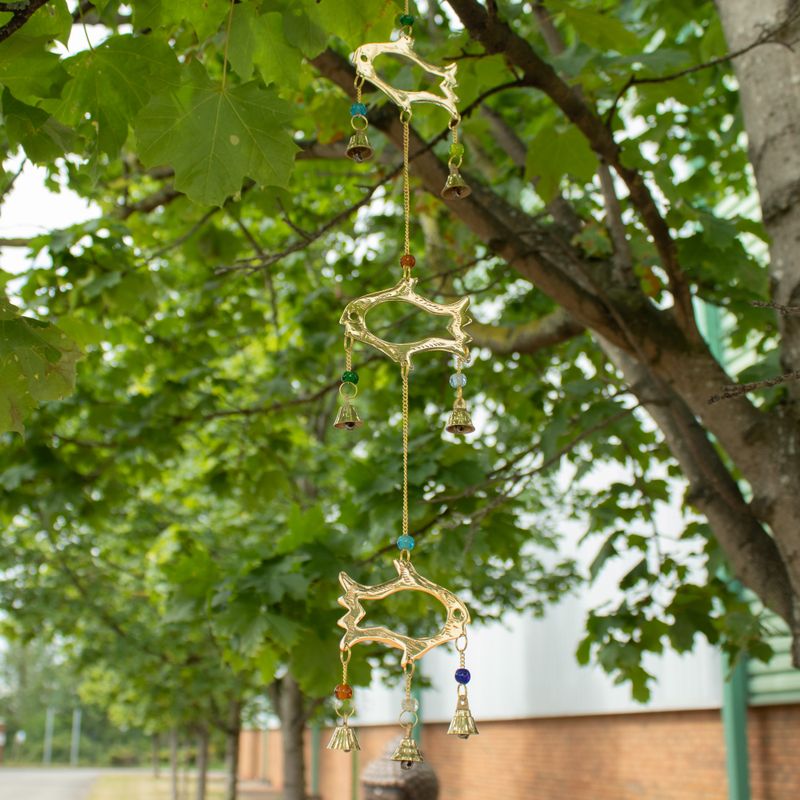 Indian Chimes - Fish Drop - 7 Bells - 8.5x54cm