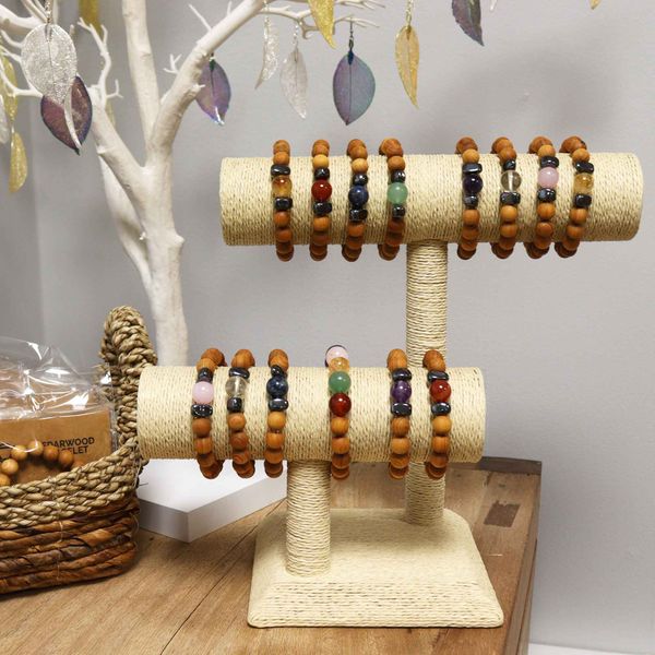 Chakra-Armreifen aus Zedernholz, Starter-Set