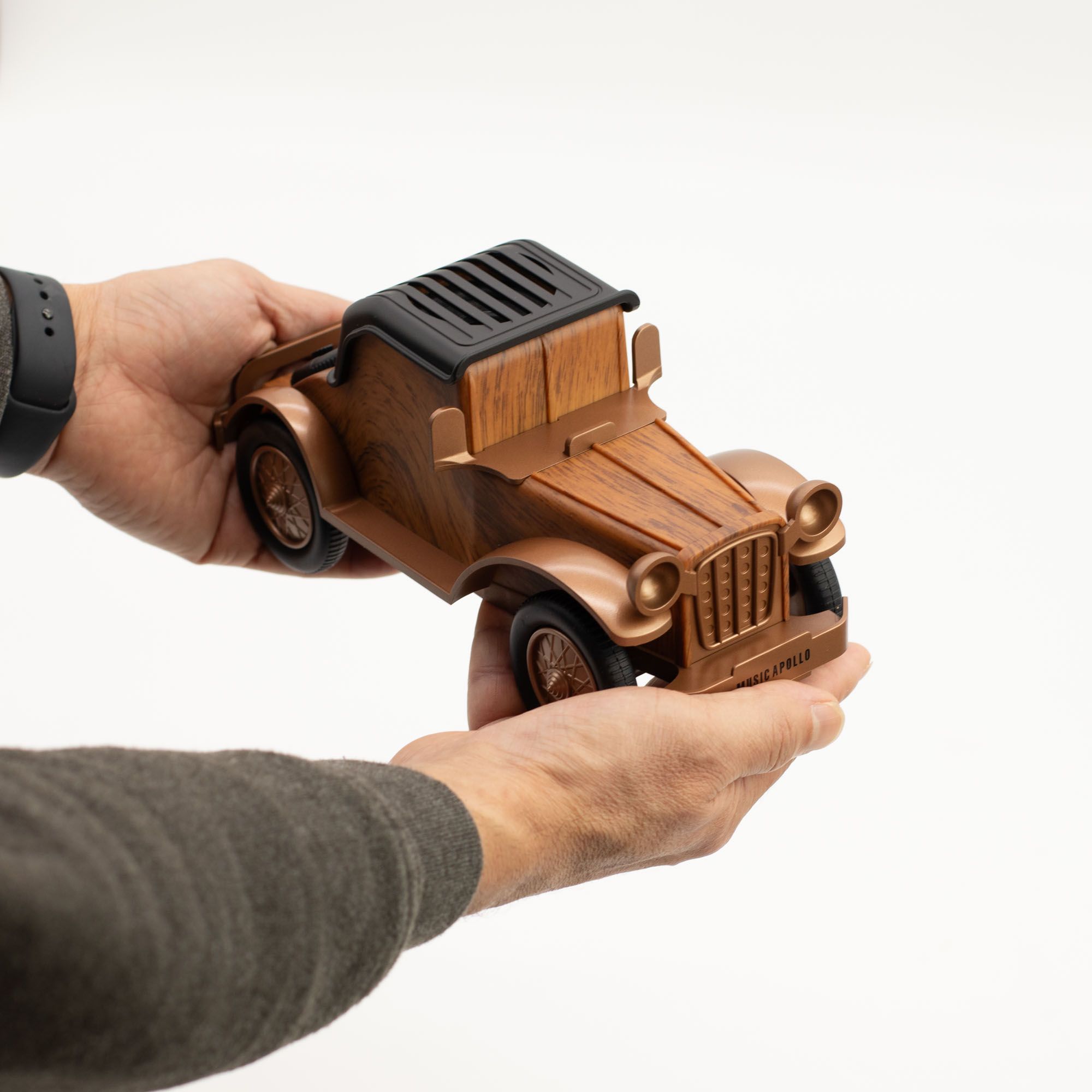 Altifalante Clássico Carro Vintage e Suporte Para Telemóvel - Bluetooth - 5 watts