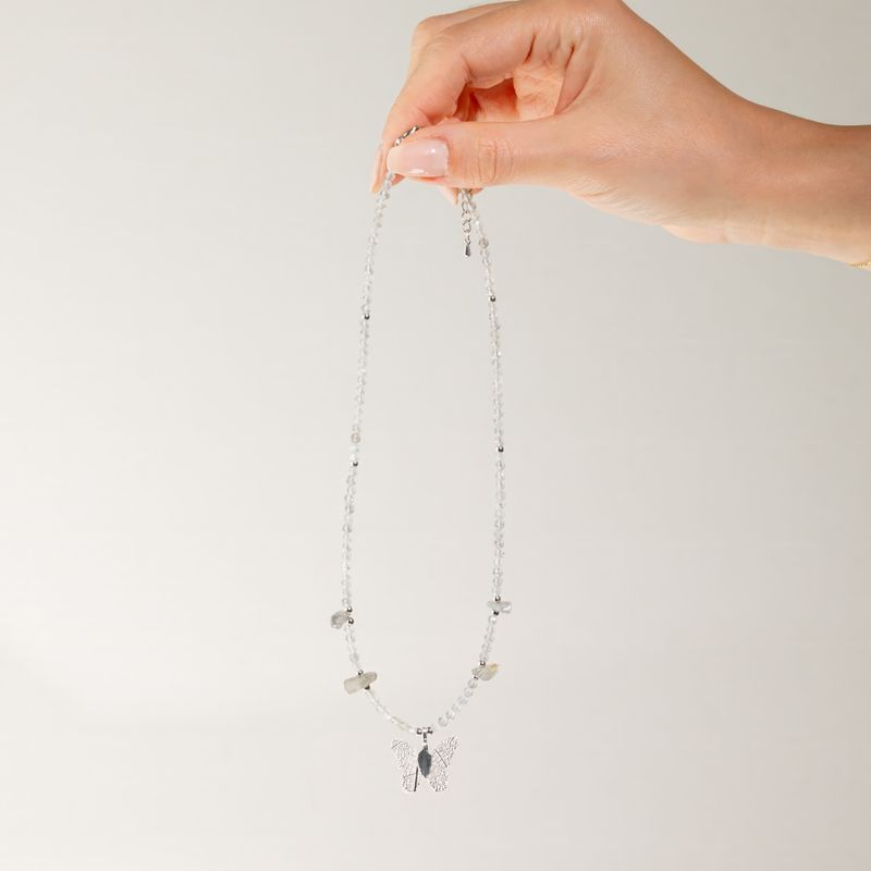 Nymph Spirit Gemstone Necklace Set - Northern Lights