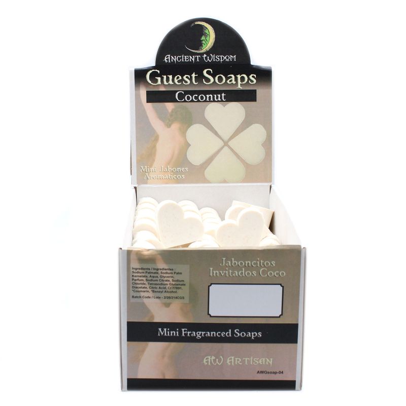 Coeur de Savon (appox 100) Noix de Coco