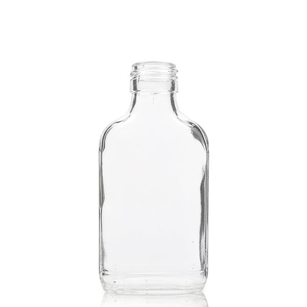 Prozirna Staklena Boca s Aluminijskim Čepom 100ml