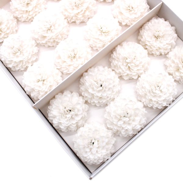 Petite Chrysanthème de Savon pour Bouquet - Blanche