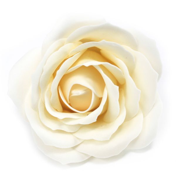 Roses de Savon  pour Bouquet- Larges Ivoire