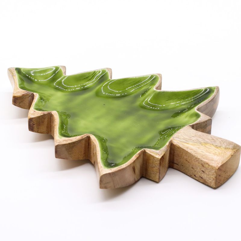 Lost in the Forest -  Enamel Tree Wooden Bowl