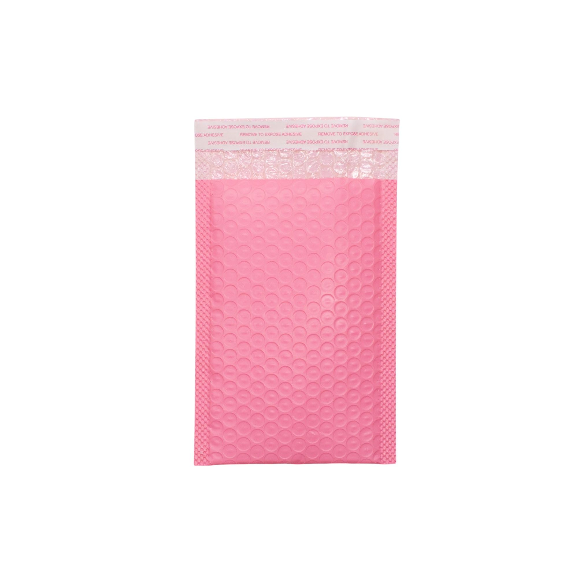 Envelope com Bolhas de Polietileno Rosa (130x180+40mm)