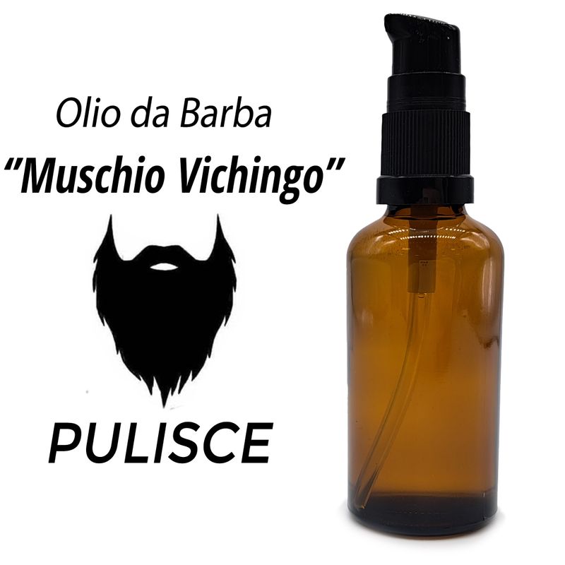 50ml Olej na Bradu - Vikingské Pižmo - Bez Etikety