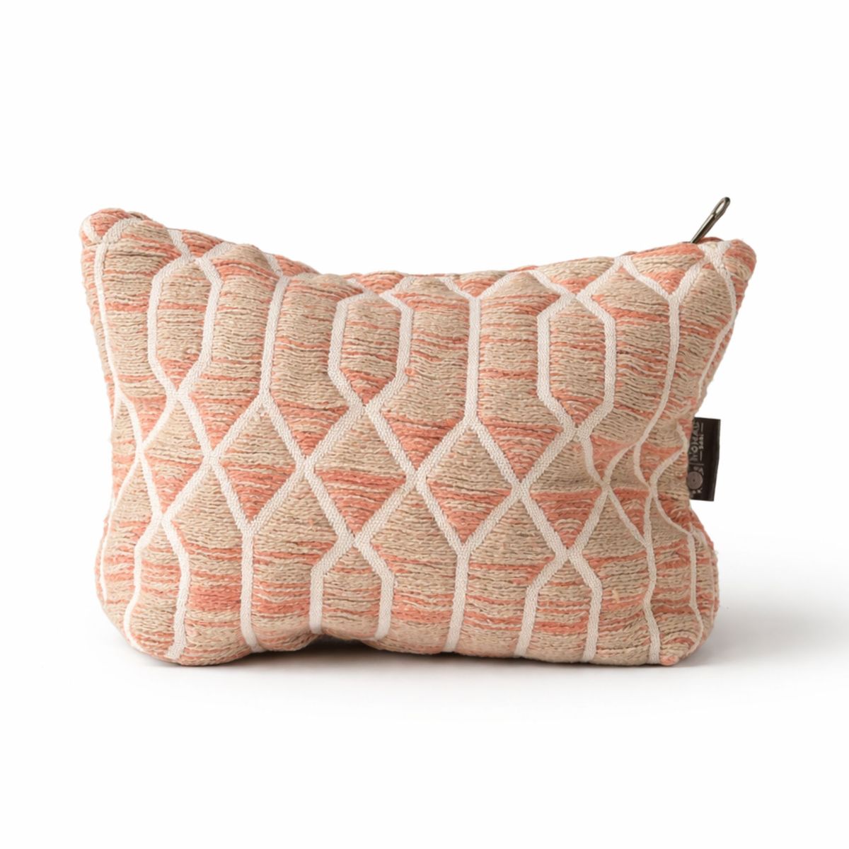 Necessaire Nomad Sari Jacquard Indiano - Rosa Lattice