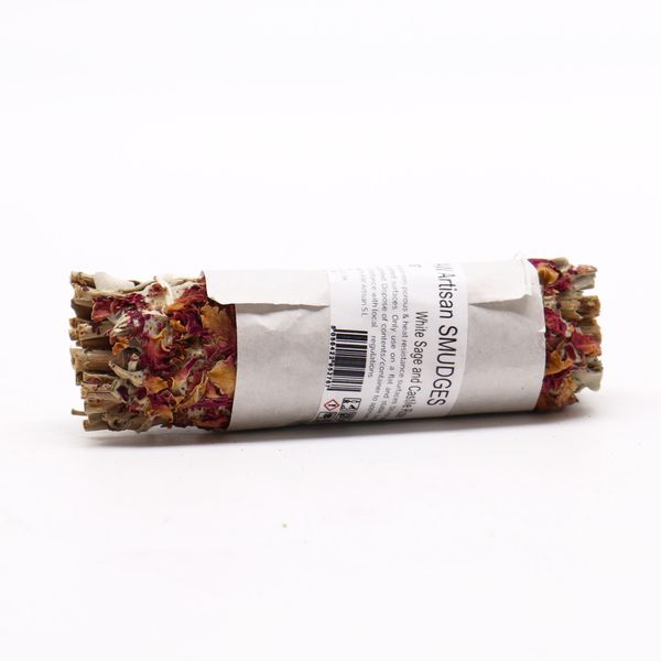 Batonnets de Sauge avec Emballage Kraft - Sauge Blanche et Rose de Castille