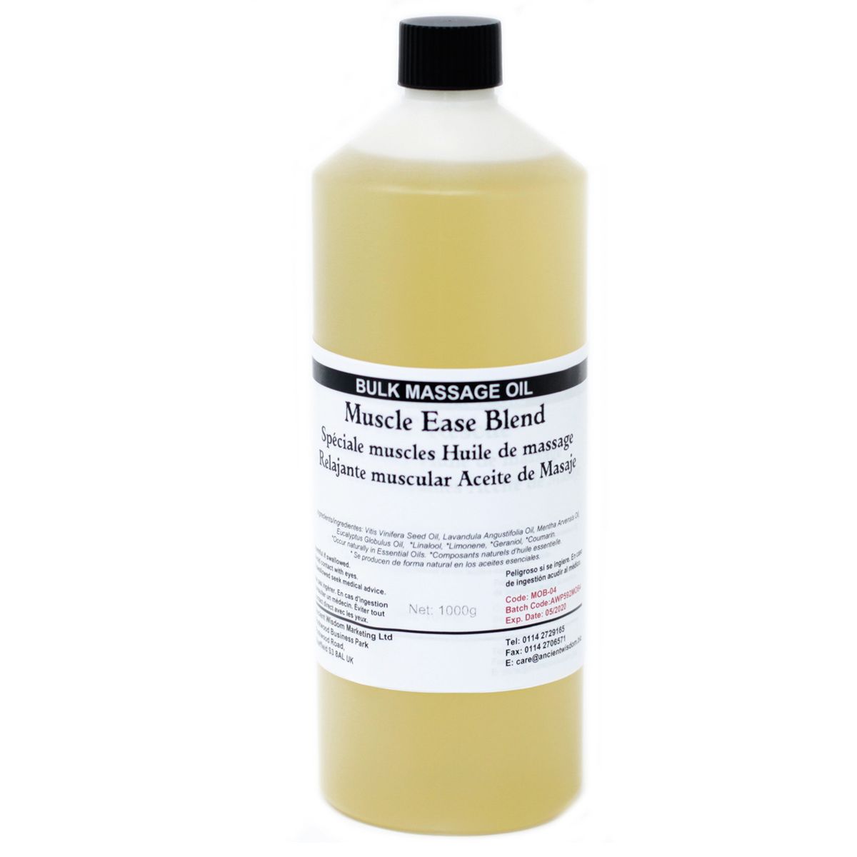 Óleo de Massagem 1 kg - Para os músculos