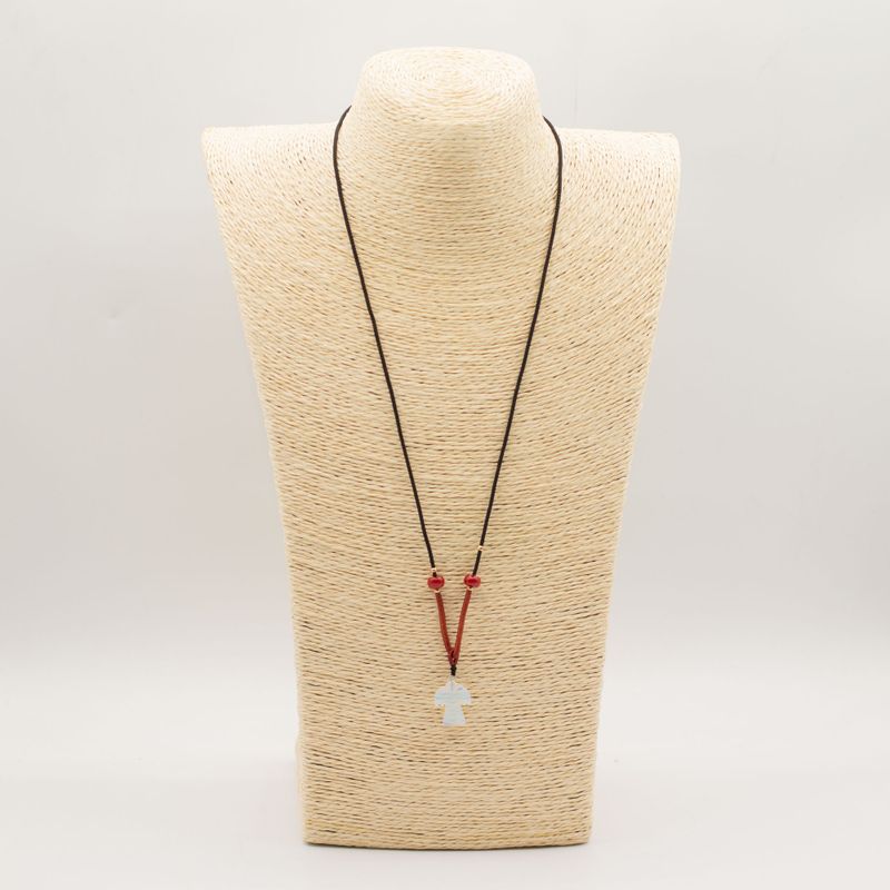 Cord Necklace Gemstone Pendants - Opalite Angel