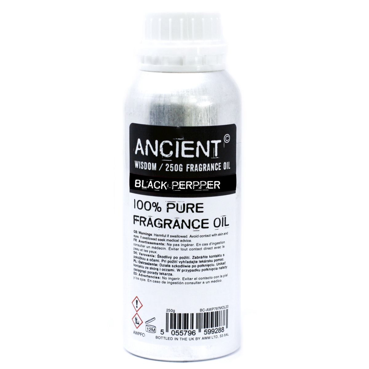 Óleos perfumados 250 g - Pimenta preta
