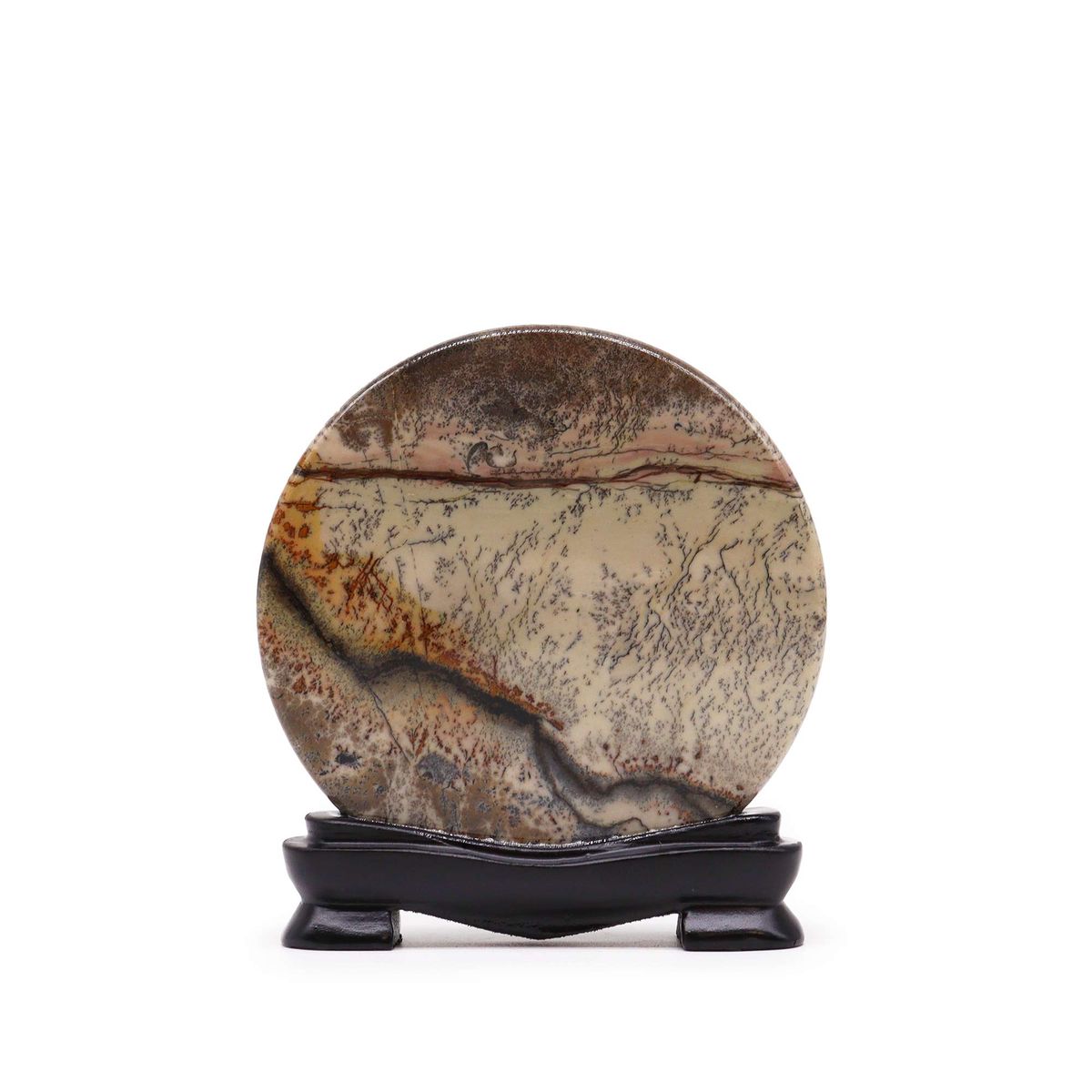 Pedras com imagens de Guohua - Disco - 100 mm (aprox. 140 g)