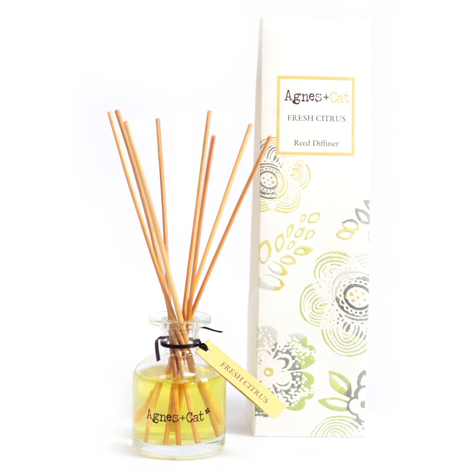 Fresh Citrus Reed Diffuser - 140ml Long-Lasting Home Fragrance