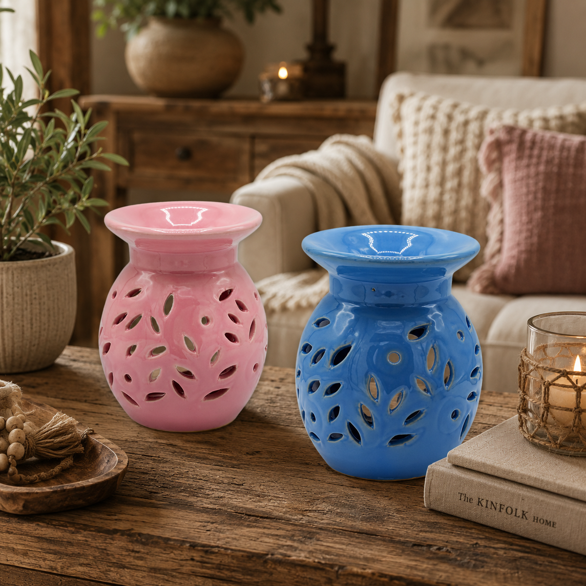 Керамічні аромалампи різних форм