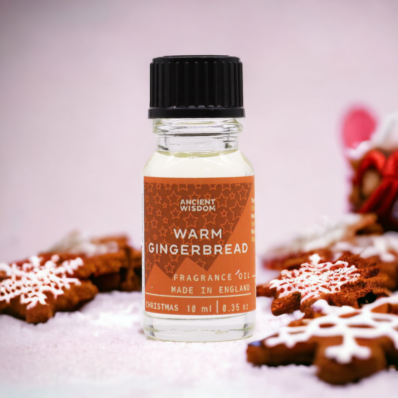 10ml Топло ароматно масло с аромат на джинджърбред