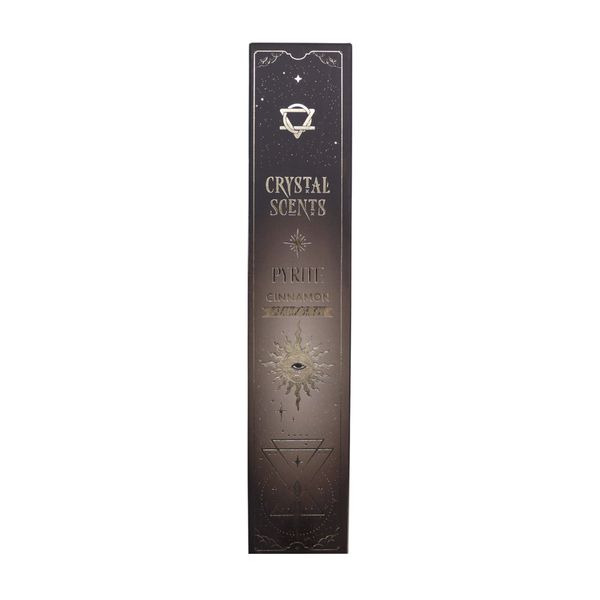 Pyrite Crystal Scents Smudge Incense - Cinnamon