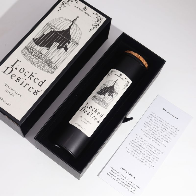 Bougies Magique de Purification Sorcière Ancestrale - Désirs Enfermés