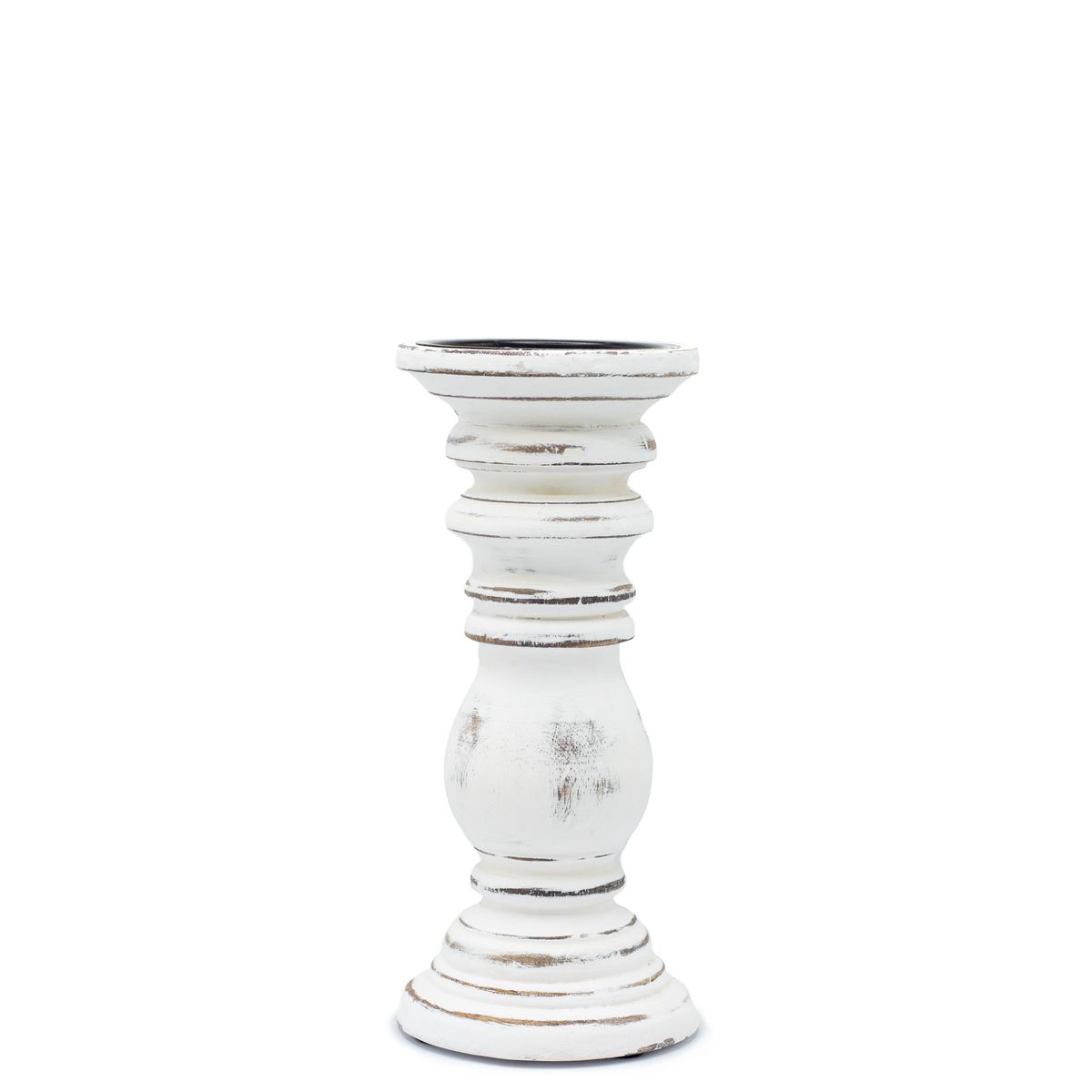 Candelabro clássico - Branco - 23x10 cm - Pequeno