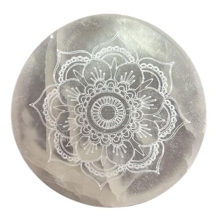 Placa de Carregamento Pequena 8 cm - Design Mandala