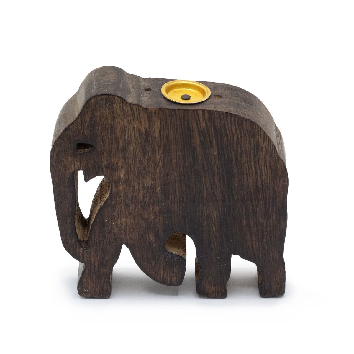 Porta-incenso em forma de elefante para cones e colchões